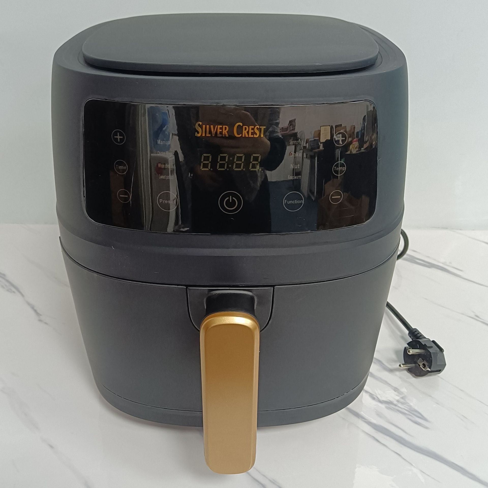 Air fryer household large-capacity touch screen intelligent fryer