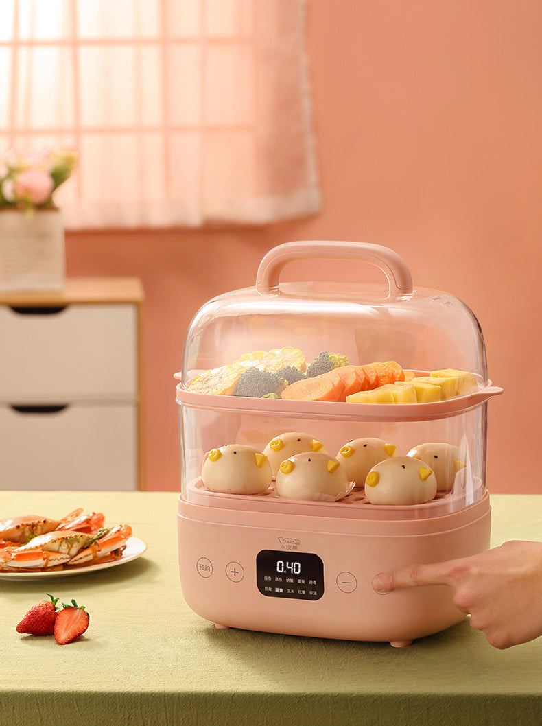 Electric Food Steamer Multi-Functional Home Smart Reservation Scheduled Steam Pot