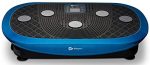 Rumblex Plus 4D Vibration Plate Exercise Machine – Triple Motor Oscillation, Linear, Pulsation + 3D/4D Motion Vibration Platform- Blue