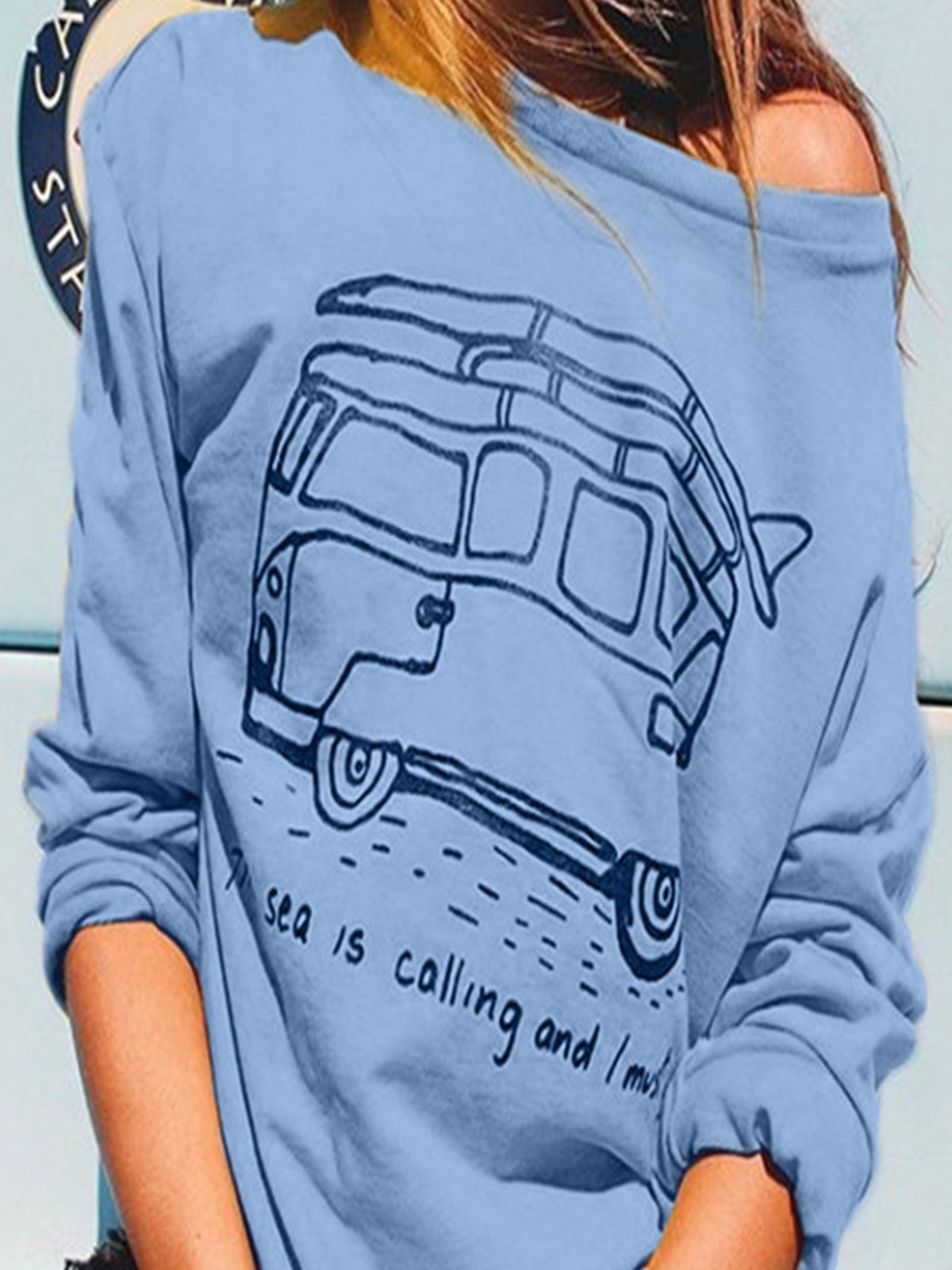 Plus Size Women Half Sleeve Off Shoulder Vintage Floral Casual Tops