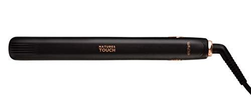 Hair Straightener and Curling Iron with Titanium & Ceramic Plates, Dual