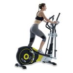 V-450X Standard Stride 18” Programmable Elliptical Exercise Cross Trainer with Adjustable Arms and Pedals and HRC Control Program