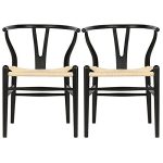 Natural Solid Wood Dining Chair/Hans Vegner Y Chair Rattan and Wood