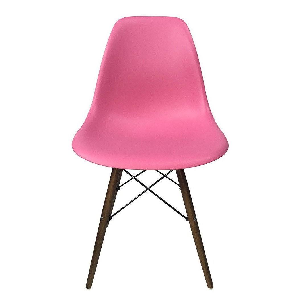 Eiffel Chair - Wooden Legs - light-green-pp, Light Walnut