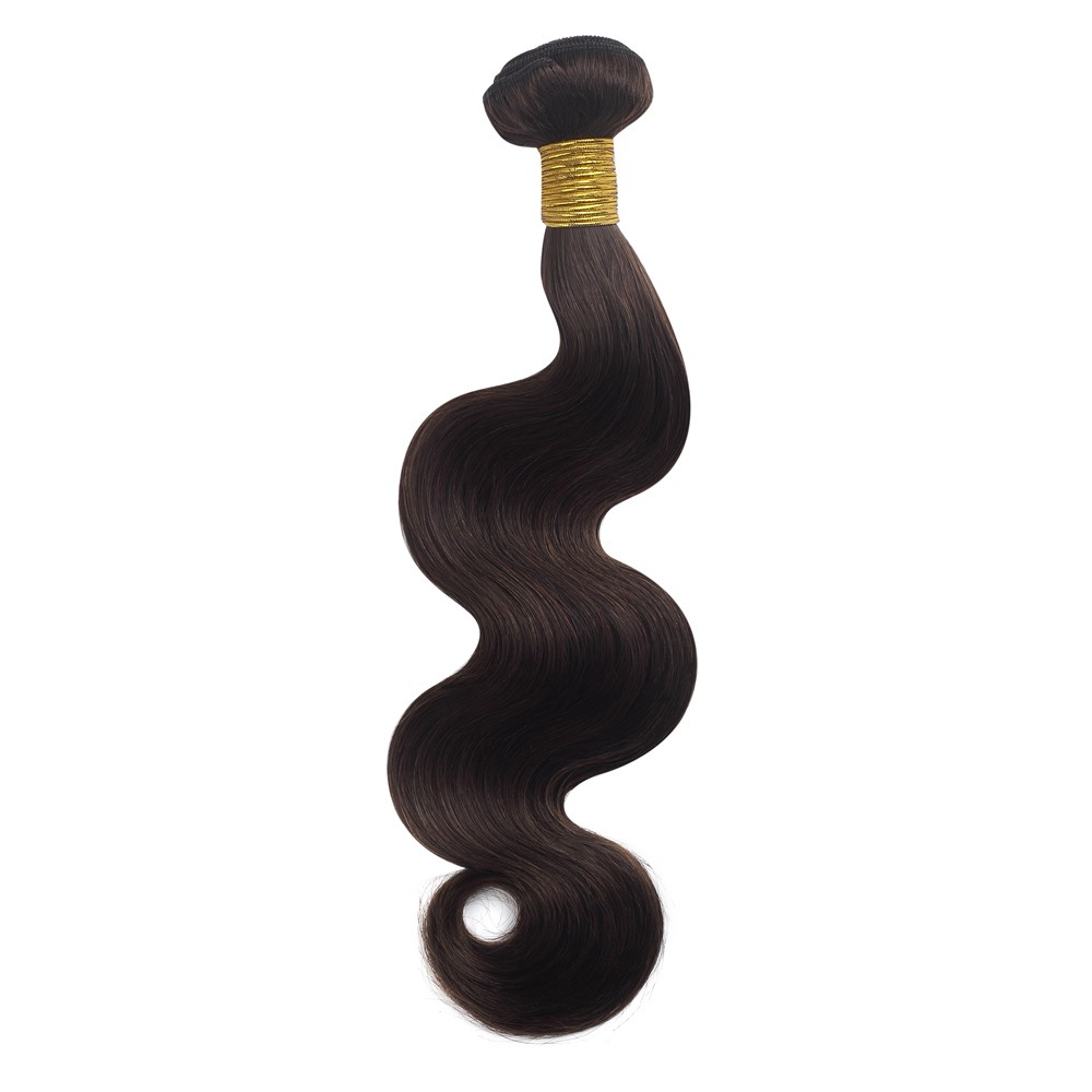 100g Body Wavy Brazilian Remy Hair #4 Chocolate Brown