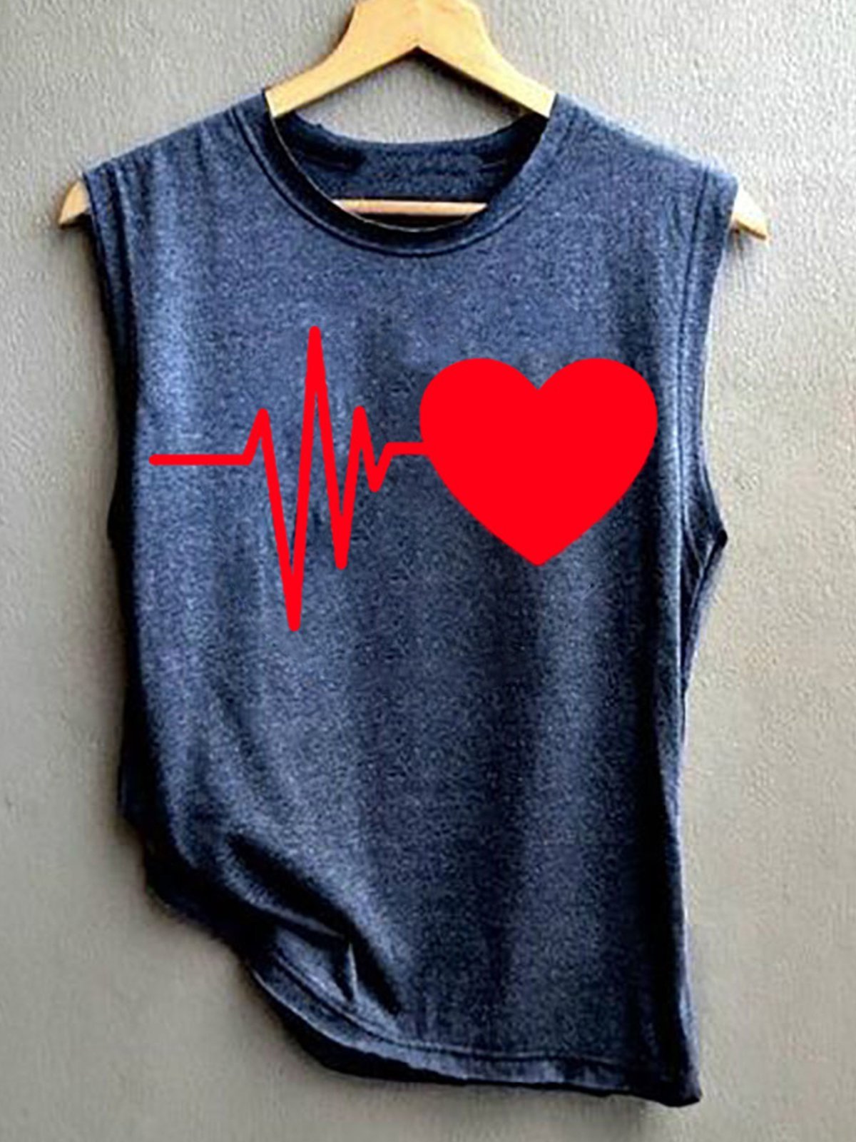 Casual Printed Sleeveless Shirts & Tops