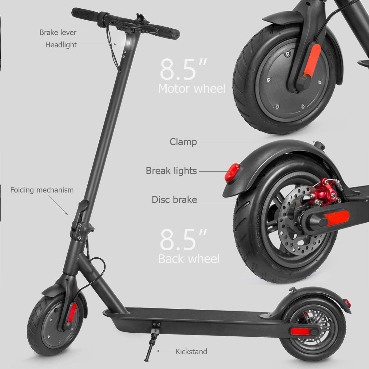 Electric Scooter Folding Commuting Scooter