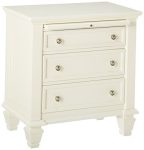 COASTER Sandy Beach Night Stand with 3-drawer