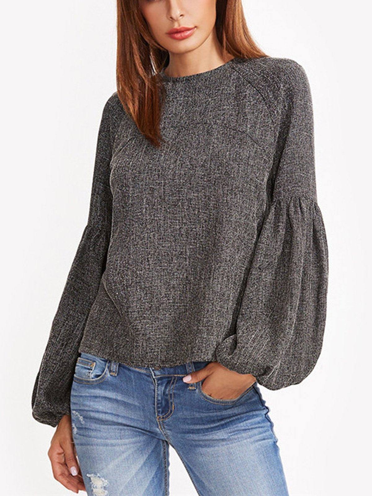 Appliqued Sweet Cotton Blouse & Shirts