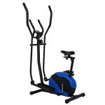 Elliptical Machine for Home Use | Eliptical Exercise Machine for Indoor Fitness Gym Workout, Blue