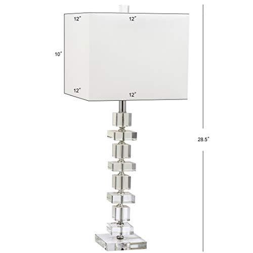 Safavieh Lighting Collection Deco 28-inch Bedroom Living Room Home Office Desk Nightstand Table Lamp (Set of 2) – LED Bulbs Included