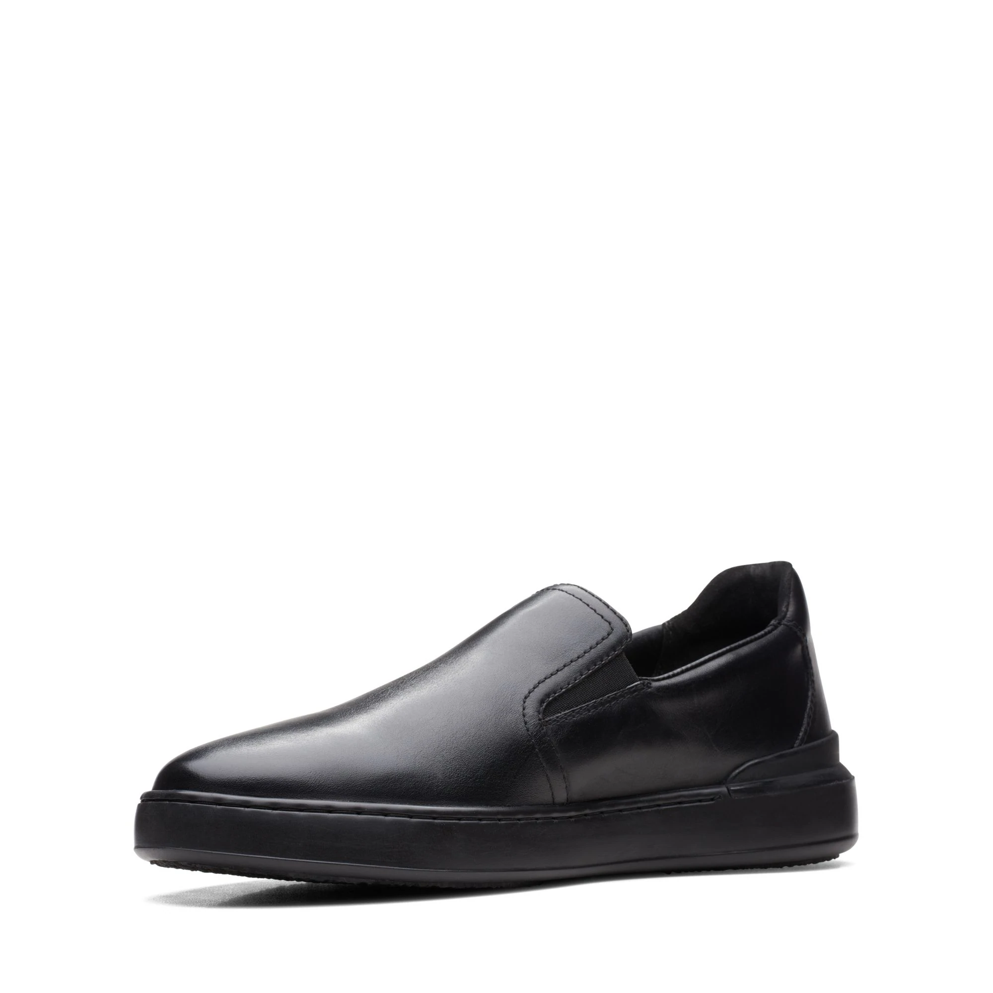 Men  courtlite-slip-black-leather
