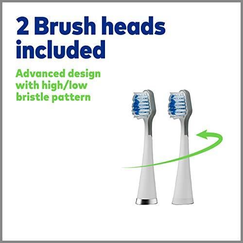 Sonic Electric Toothbrush with Water Flosser, White