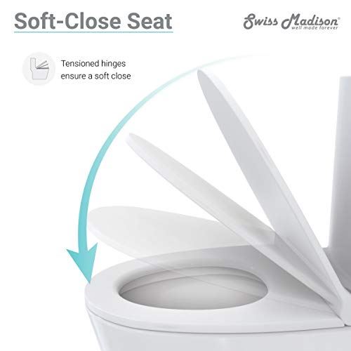 Classe Two-Piece Elongated Left Side Flush Handle Toilet 1.28 gpf