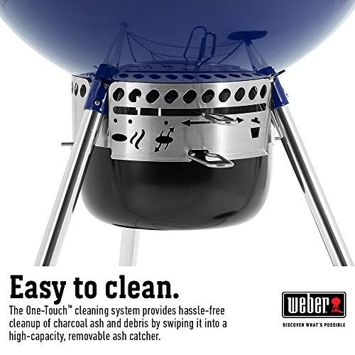 Weber Master-Touch Charcoal Grill, Deep Ocean Blue
