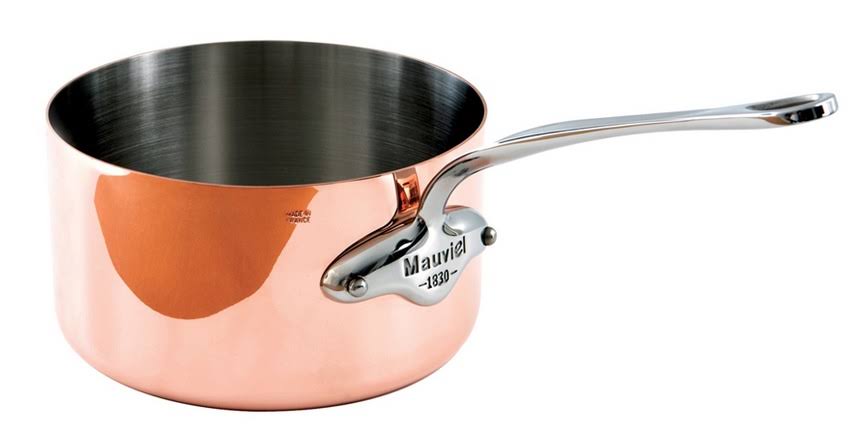 Mauviel M&Heritage150 Copper Saucepan with Stainless Steel Handle 12cm