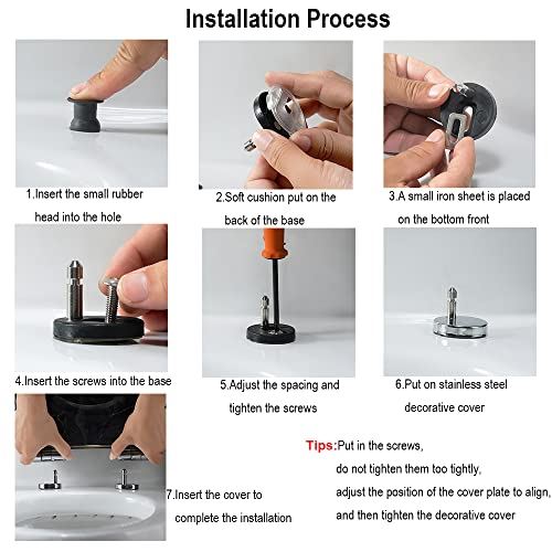 Thicken Toilet Seat, Slow Close Toilet Seat, Premium Hinge Easy Install