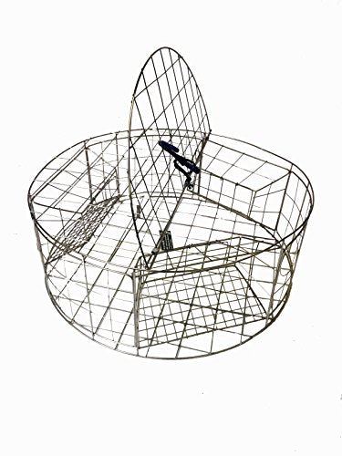 KUFA CT120+FWS103+ZIN1K Stainless Steel Round Crab Trap with Anode Zinc
