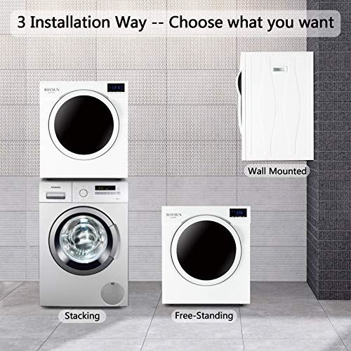 Ft High End Front Load Tumble Laundry Dryer with Stainless Steel Tub