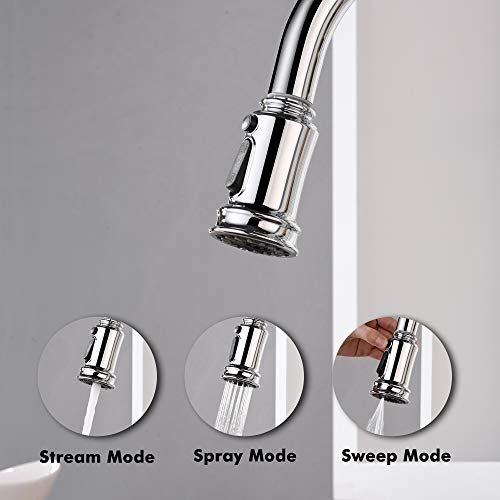 Touchless Kitchen Faucet with 3 Modes Pull Down Sprayer
