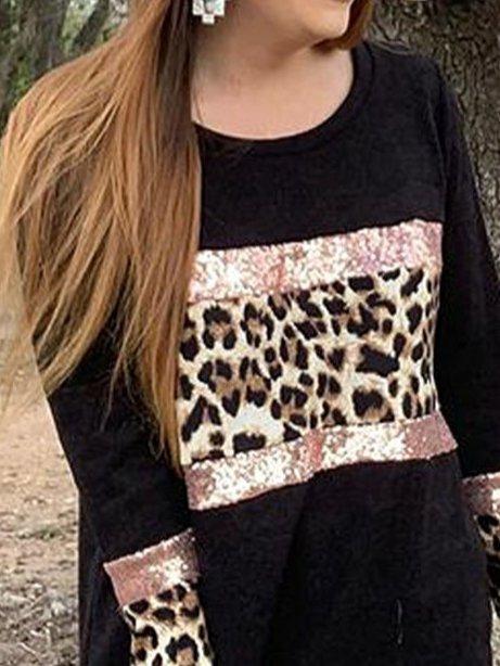 Casual Long Sleeve Cotton-Blend Shirts & Tops