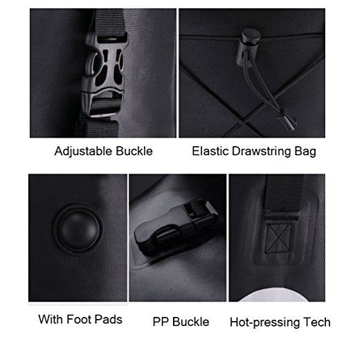 Waterproof 27L Large Capacity Bike Bag Rear Rack Bicycle Pannier Bag