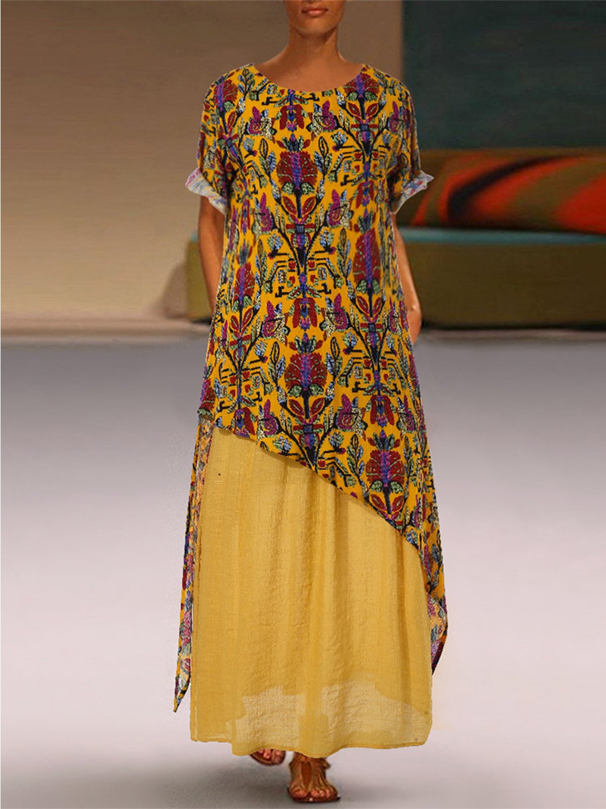 Sweet Cotton-Blend Dresses