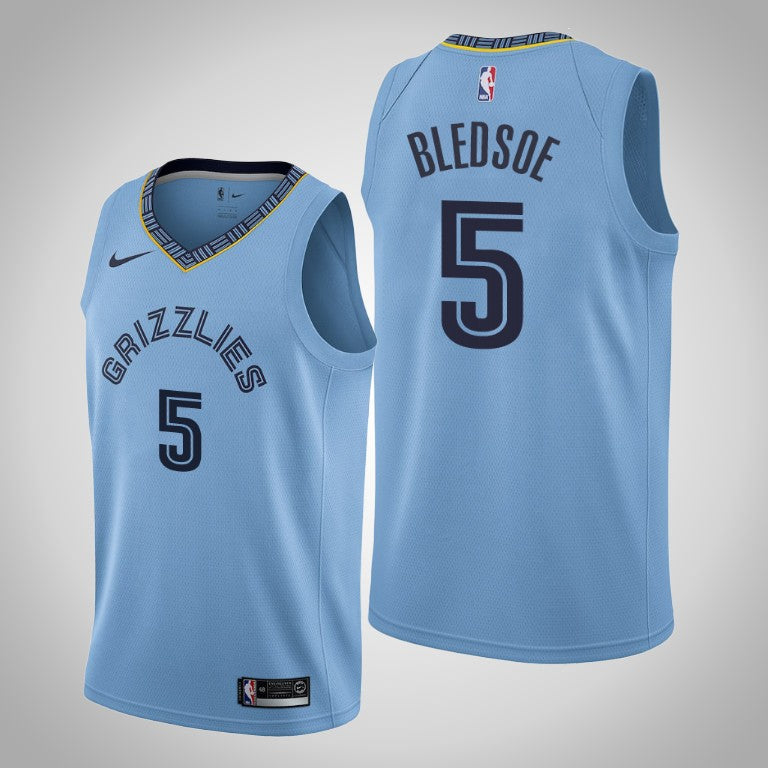 2021 Grizzlies Eric Bledsoe Statement Edition Jersey Blue