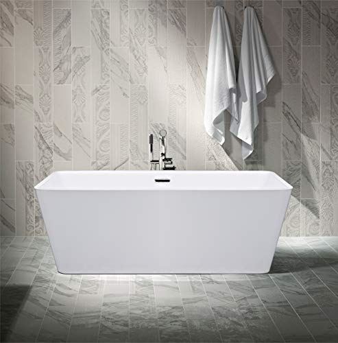 Acrylic Soaking SPA Tub Modern Stand Alone Bathtubs Model 2021, 59FT1506