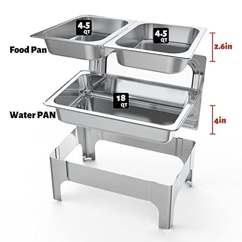 t, PYY Buffet Servers and Warmers Professional Chaffing Server Set