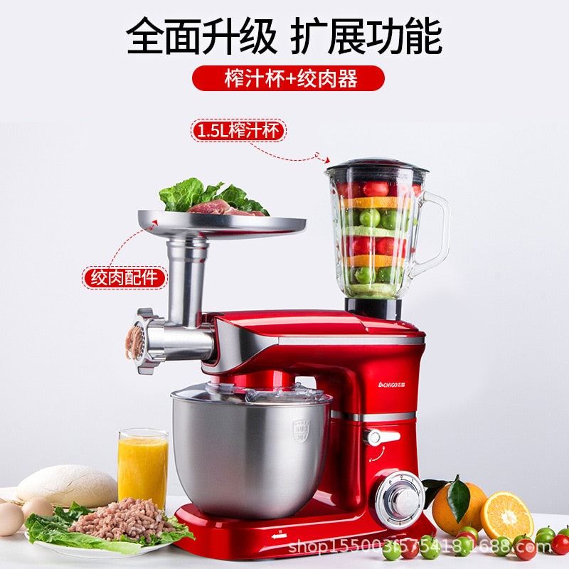 Electric Whisk Desktop Stand Mixer Household Multi-Functional Dough Cream Whipper Small Dough Mixer