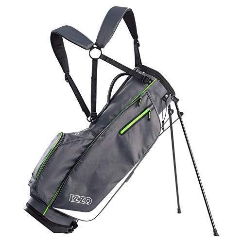 Izzo Golf Ultra Lite Stand Golf Bag with Dual-Straps & Exclusive Features