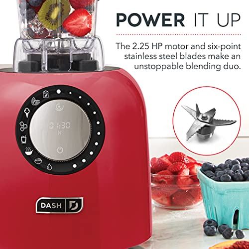 Deluxe 64 oz Blender with Stainless Steel Blades, Digital Display