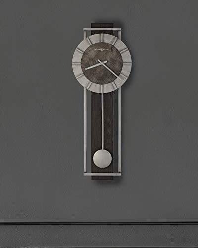Metal Frame Oscar Wall Clock 625-692 with Pendulum & Quartz Movement