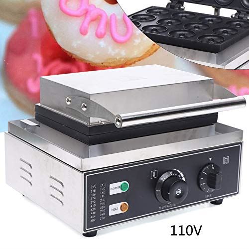 Mini Donut Electric Maker Machine Nonstick Commercial Doughnut Baker