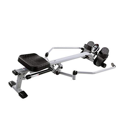 Sunny Health & Fitness with LCD Monito-  Full Motion Rowing Machine