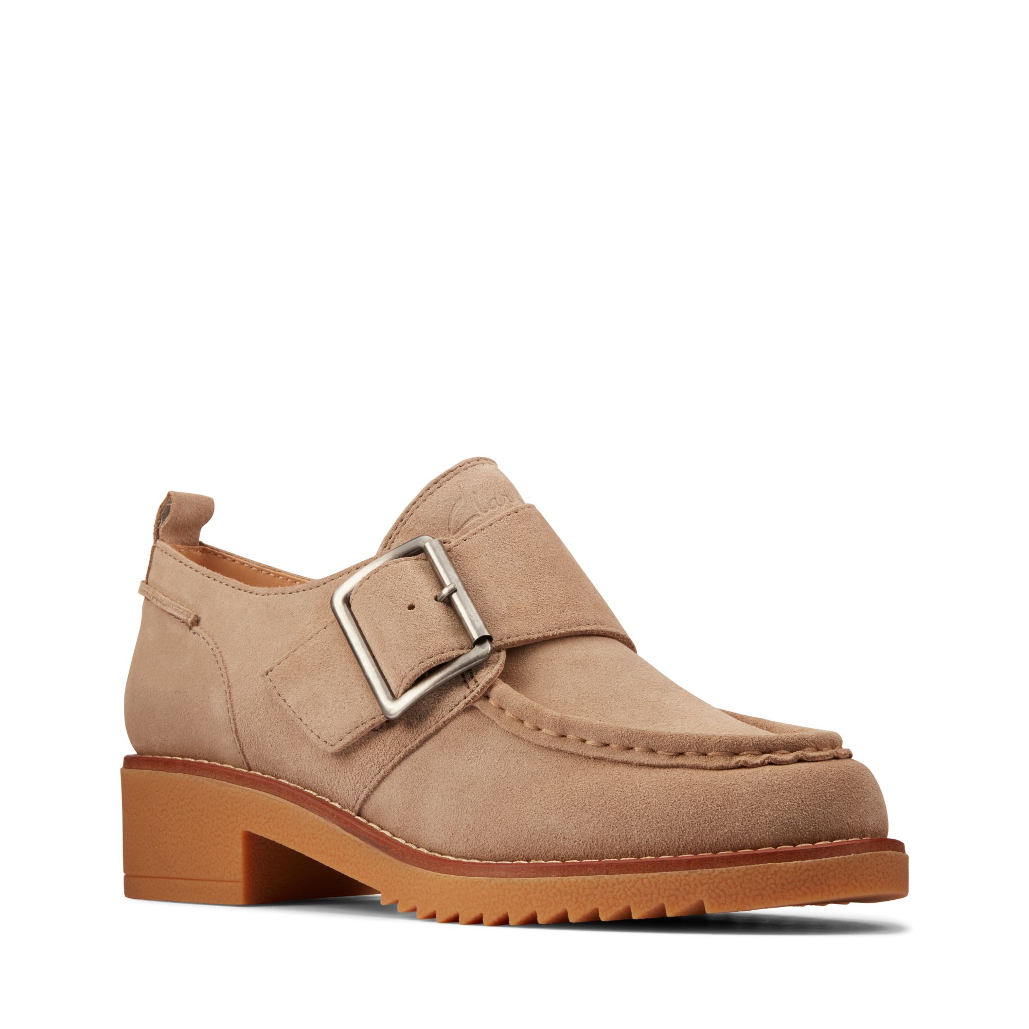 Women  Eden Mid Monk Sand Suede