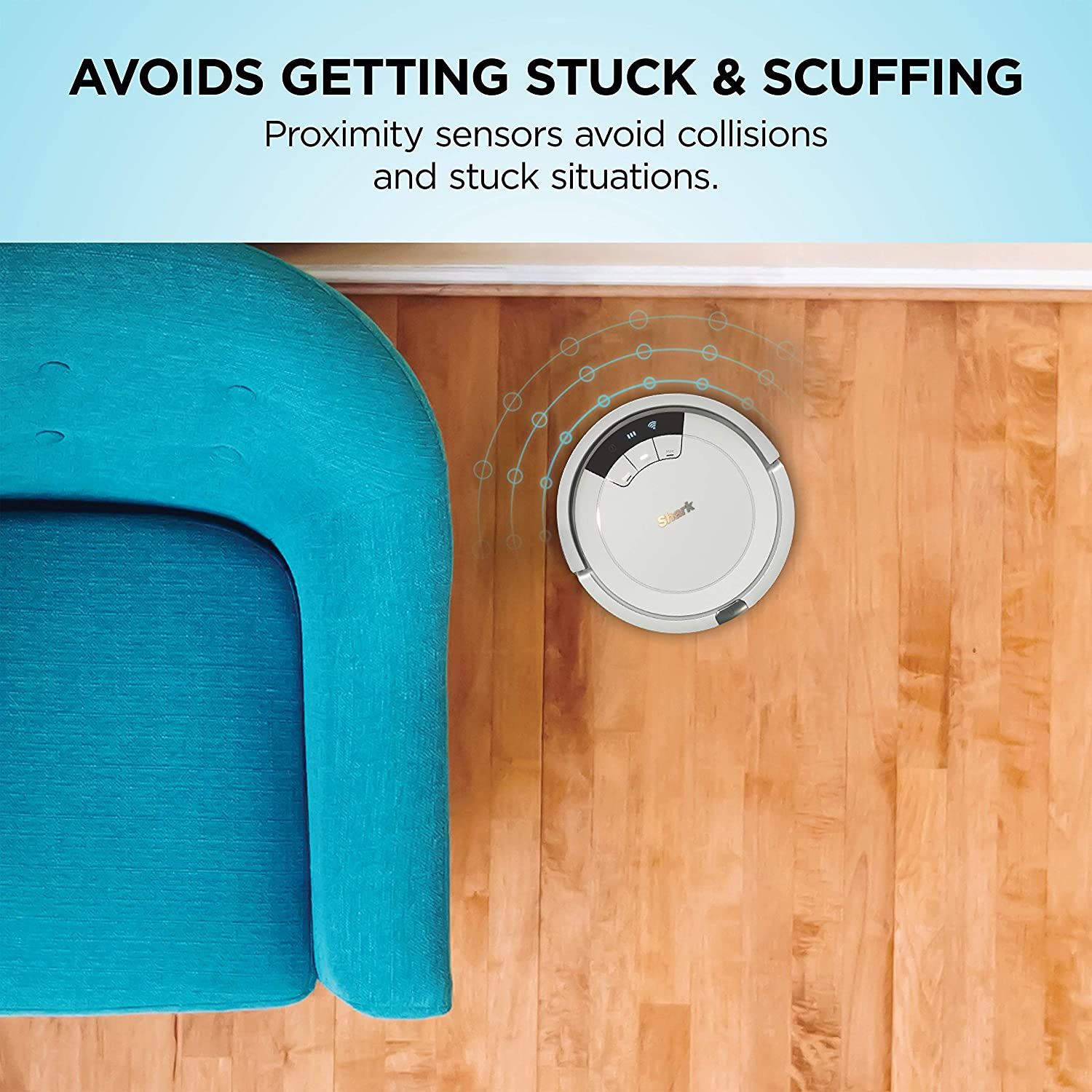 Robot Vacuum AV753, Wi Fi Connected/White