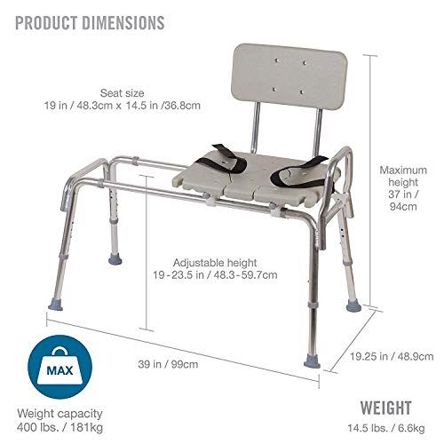 Aluminum Body, Adjustable Seat Height and Cut Out Access, Holds