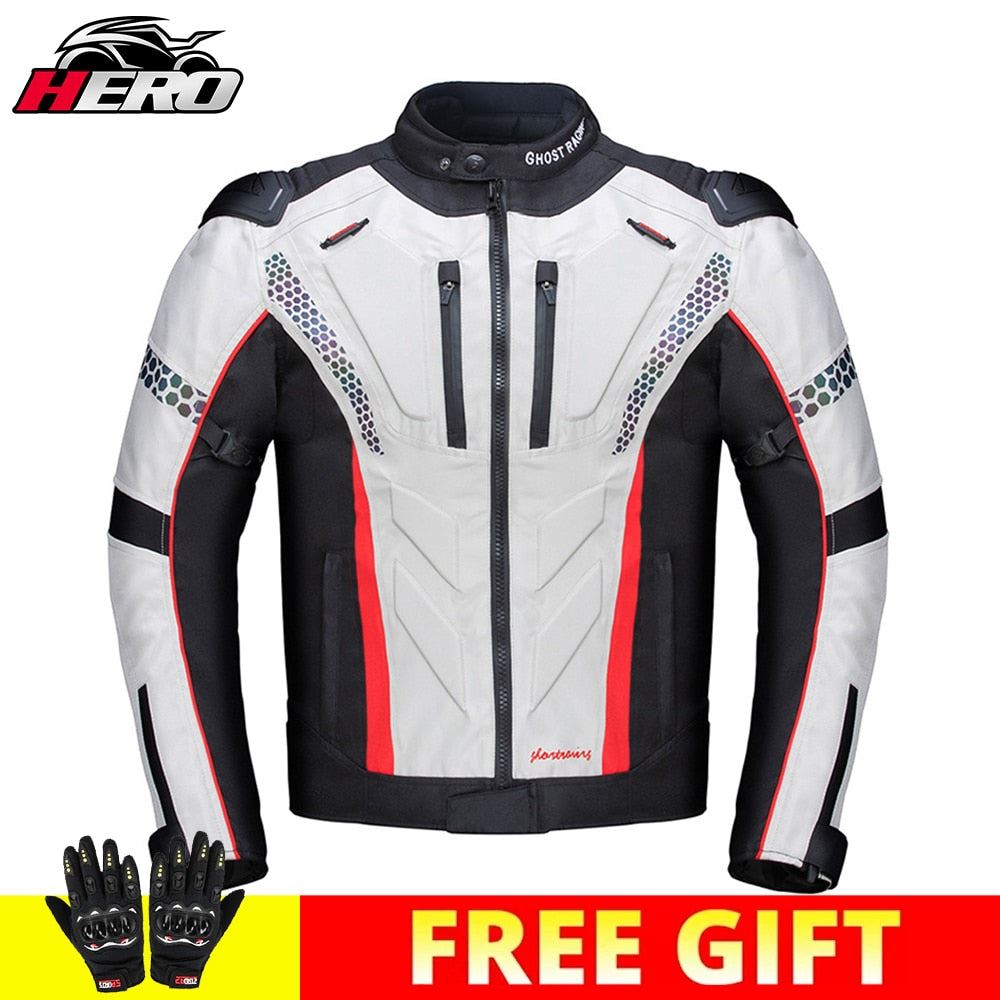 Waterproof Motorcycle Jacket Pants Off-Road Racing Motocross Riding Jacket Suit Men Windproof Touring Moto Protective Suit