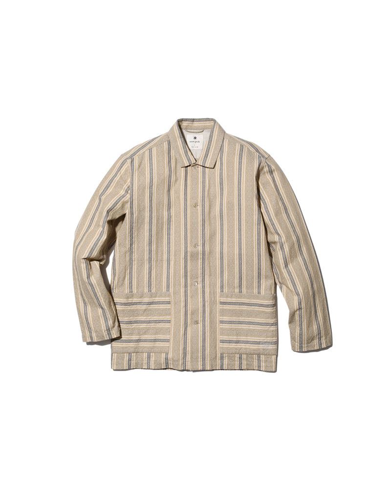 Cotton Linen Dobby Stripe Jacket