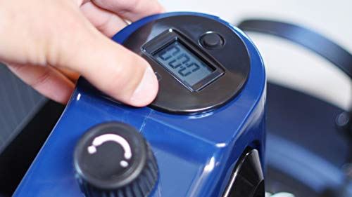 JFIT Under Desk and Stand Up Mini Elliptical- Blue