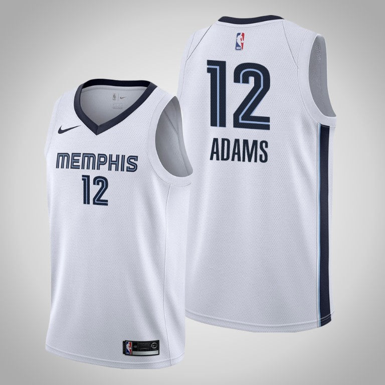 2021 Grizzlies Steven Adams Association Edition Jersey White