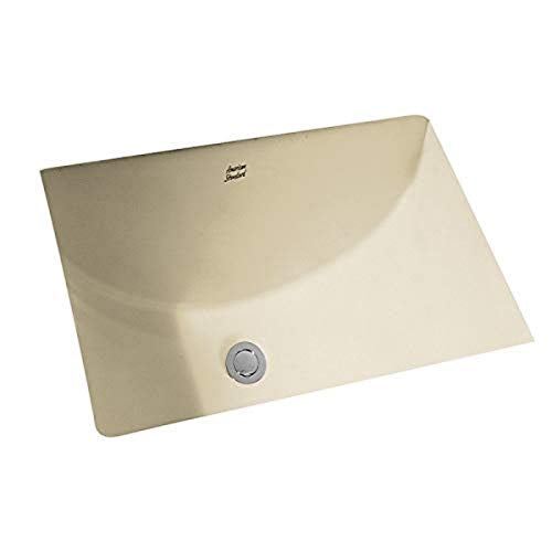 undermount Rectangular Bathroom sink, 23.63” L x 16.63” W x 8.25” H, Linen