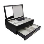 Jewelry Box Organizer with Sawyer Valet Station and Watch Case