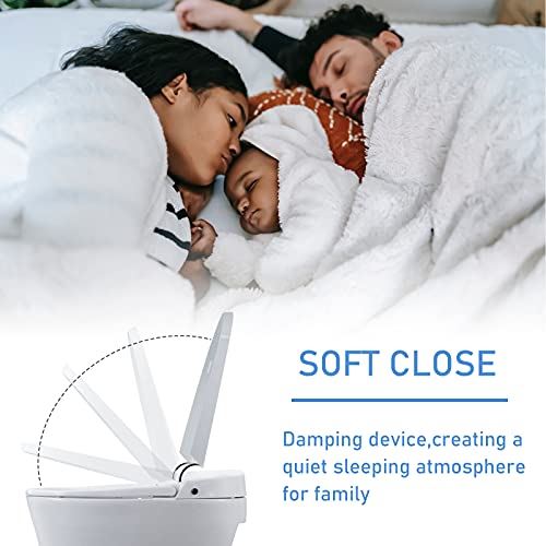 Control, Modern Toilets One Piece with Temperature Controlled Wash