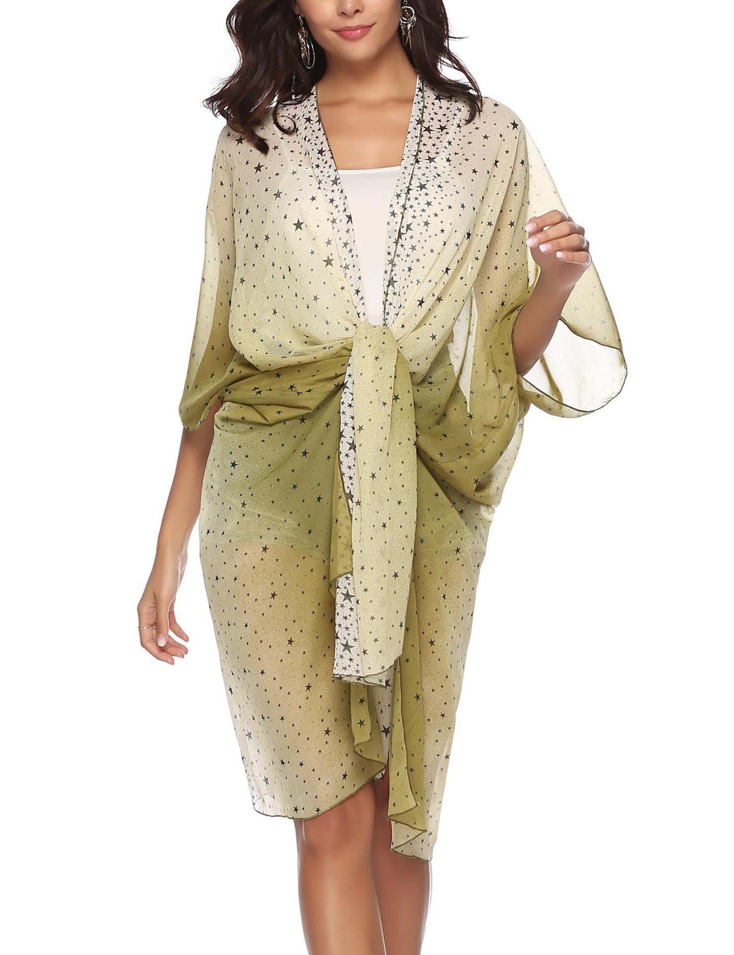 Casual Loose Sunscreen Printing Cardigan