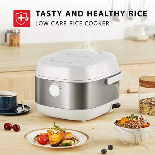 Programmable Multi-functional Rice Cooker, Slow Cooker, Steamer & Warmer