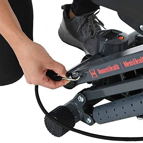 Bluetooth Cardio Stair Stepper with Adjustable Resistance Bands &  MyCloudFitness App