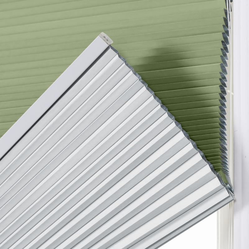 SHELTON Blackout Cellular Shade Top Down Bottom Up Honeycomb Blinds with White Backing Lift Loop Control